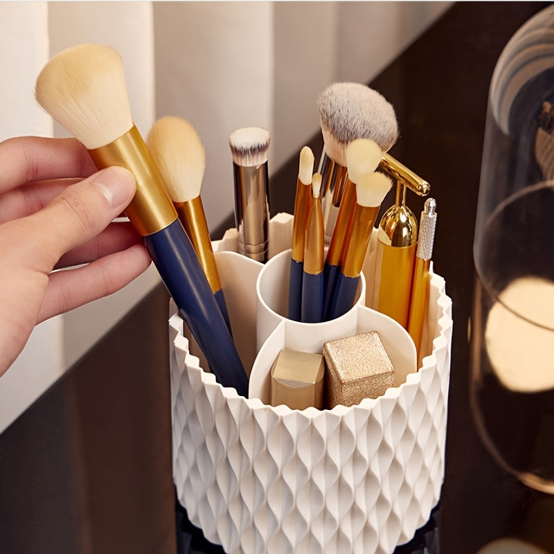 Makeup brush storage box