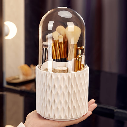 Makeup brush storage box