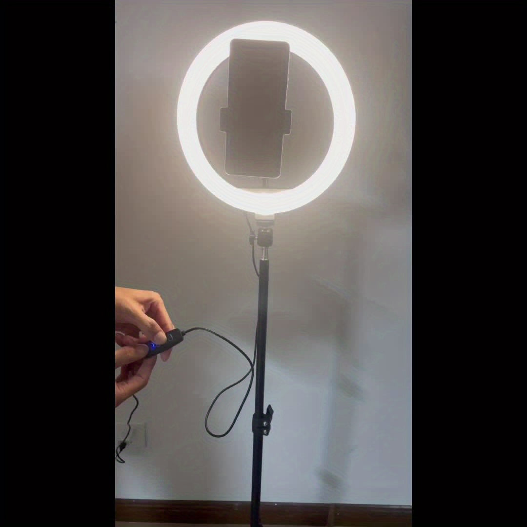 Ring light with tripod stand