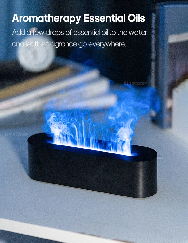 Flame aroma diffuser