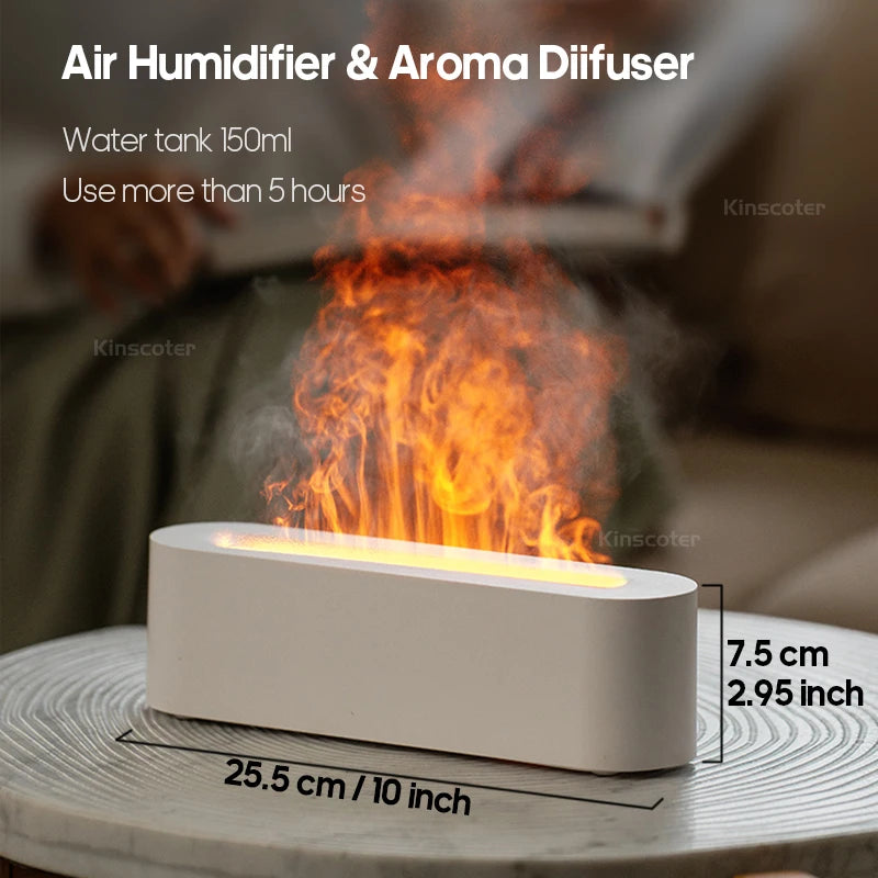 Flame aroma diffuser