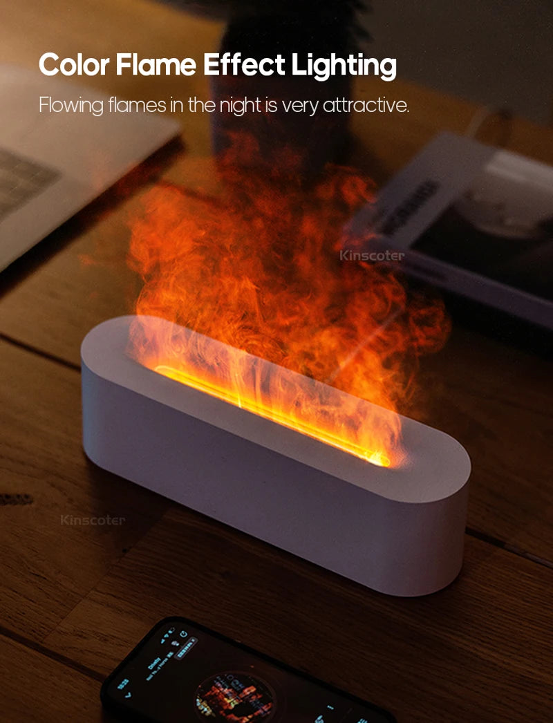 Flame aroma diffuser